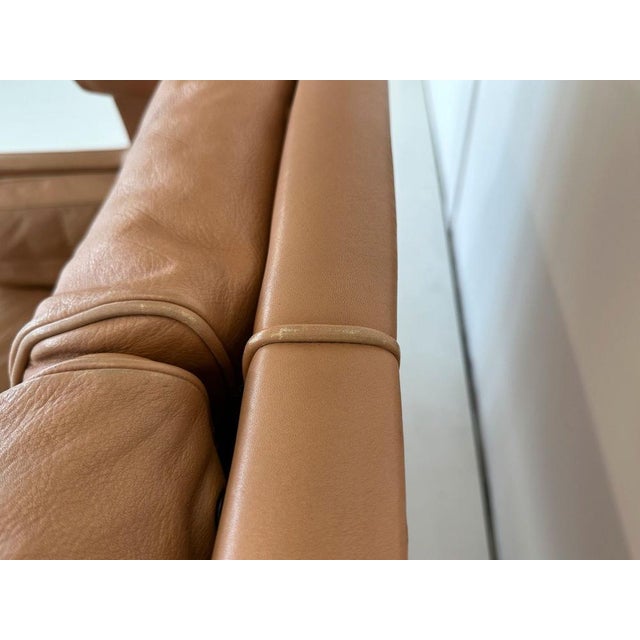 Leather 2292 Coupe Sofa by Børge Mogensen for Fredericia, 1960s For Sale - Image 15 of 16