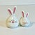 Vintage Whimsical Modern Ceramic Bunny Salt & Pepper Shakers - A Pair For Sale - Image 6 of 12