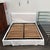Gervasoni Eastern King Paola Navone for Gervasoni Ghost 80 Slipcovered Bed Frame, Lino Bianco For Sale - Image 4 of 12