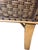 Chocolate Vintage British Colonial Tommy Bahama Style Woven Rattan Loveseat For Sale - Image 8 of 12