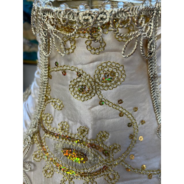 Victorian Handmade Lampshades -A Pair For Sale - Image 9 of 9