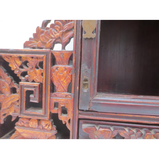Antique Chinese Home Buddha Altar House For Sale In New York - Image 6 of 14