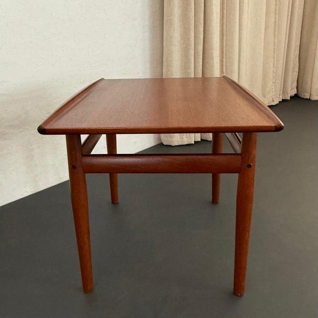 Wood Scandinavian Modern Teak Side Table by Grete Jalk for Glostrup Mobelfabrik For Sale - Image 7 of 9