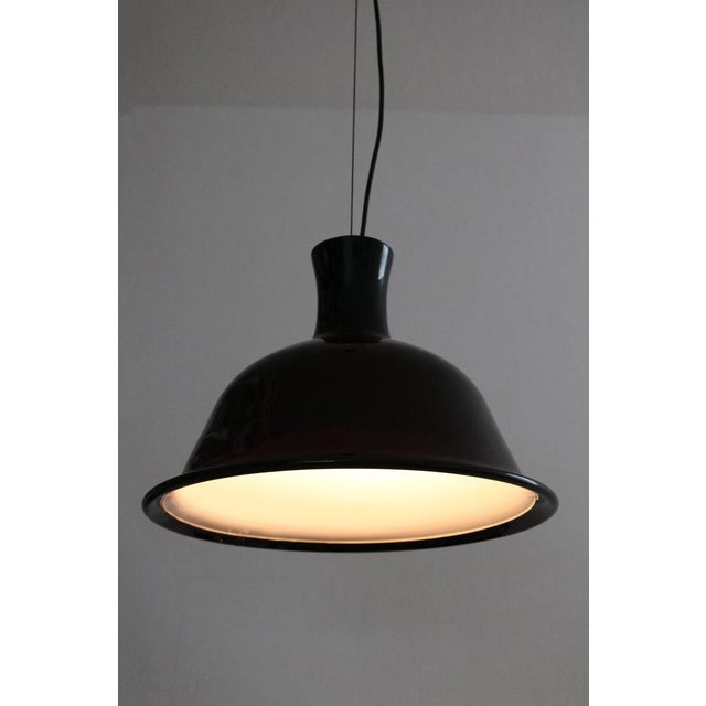 Holmegaard Danish Model Kantate Pendant Lamp in Aubergine by Michael Bang for Holmegaard, 1980s For Sale - Image 4 of 8