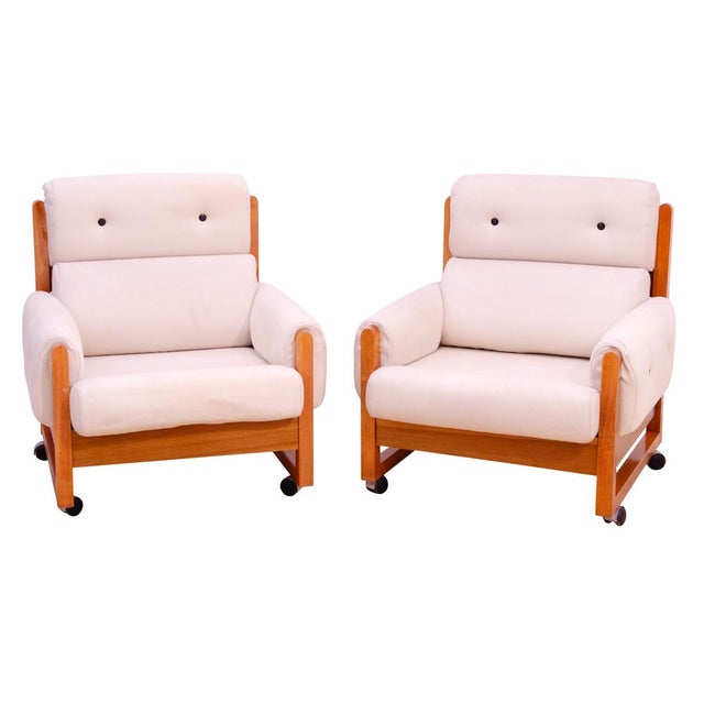 Set of Vintage Scandinavian Style Armchairs, 1970 For Sale - Image 18 of 18