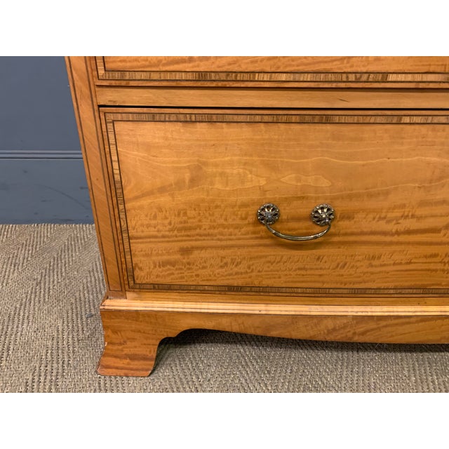 Wood Inlaid Satinwood Tallboy, 1905 For Sale - Image 7 of 18