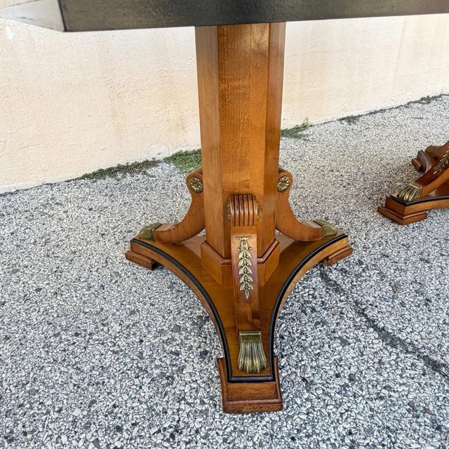 Thomasville Thomasville Grand Classics Neoclassical Empire Maple Wood Dining Room Table For Sale - Image 4 of 18