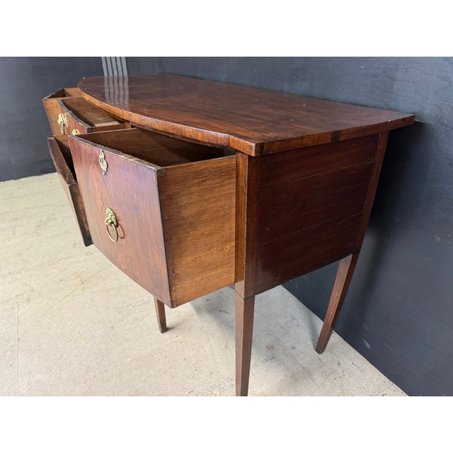 Early 19th Century Georgian Mahogany Sideboard with Brass Handles, 1800 For Sale - Image 5 of 12