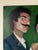 2010s Contemporary Salvador Dalí & Frida Kahlo Portrait Oil on Canvas Painting, Signed For Sale - Image 5 of 12