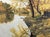 Gordon Mortensen "Autumn on the Sioux" Hand Signed LTD Ed Woodcut Art 1981 Last1 For Sale - Image 4 of 4