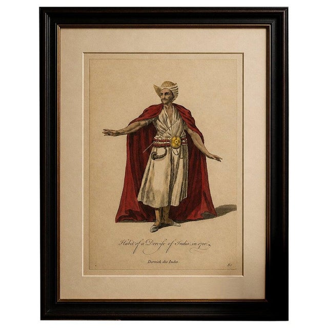 European School Artist, Habit of a Dervish of India, 1700s, Engraving For Sale - Image 9 of 9