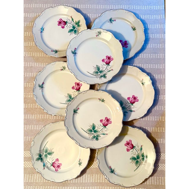 Chalet Rose 11 3/4" Chop Plate (Round Platter) by Chalfonte, crafted in Germany/Bavaria. Pattern: Chalet Rose, featuring a...