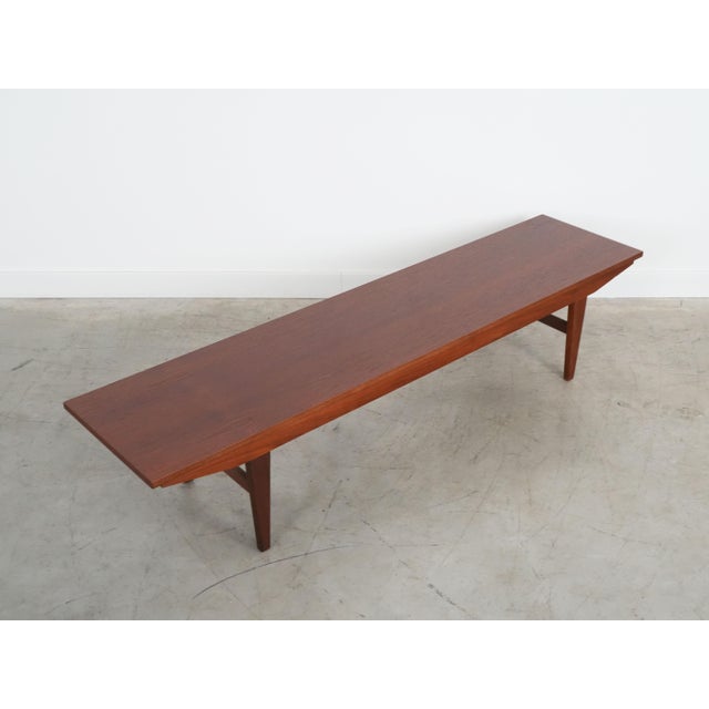 Brown Danish Oak Lowboard, Denmark, 1970s For Sale - Image 8 of 10