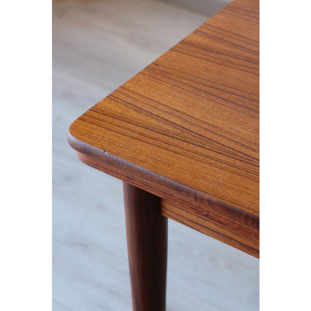 Vintage Scandinavian Teak Extendable Dining Table, 1960s For Sale - Image 14 of 18