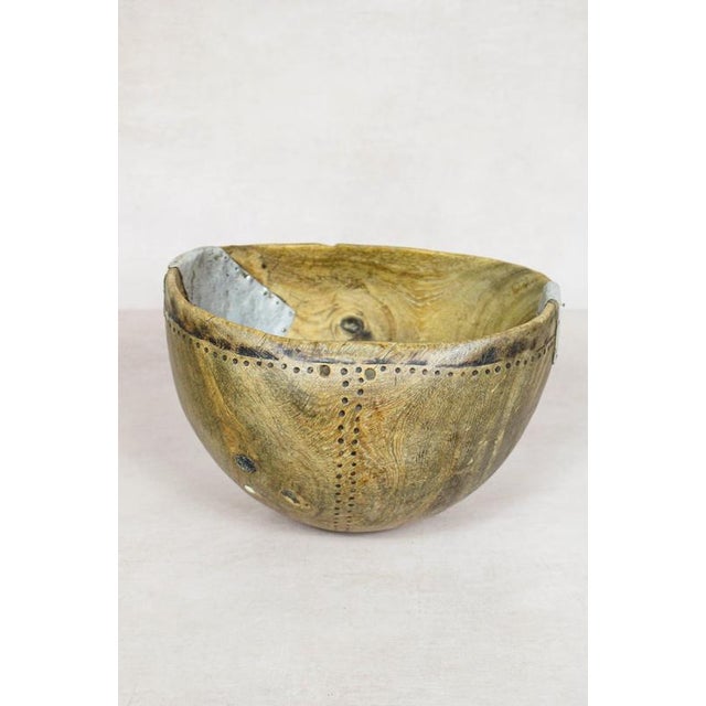 Turkana Bowl in Handcarved Wood For Sale - Image 5 of 5