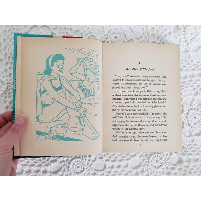 Paper 1963 Annette & the Mystery at Smuggler's Cove Book For Sale - Image 7 of 9