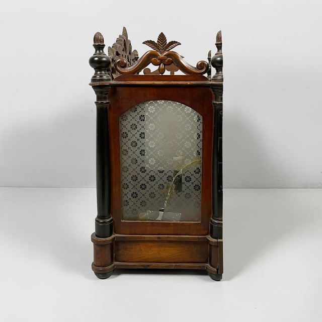 Italian Wall Cabinet with Mirror, 1930s For Sale - Image 4 of 18