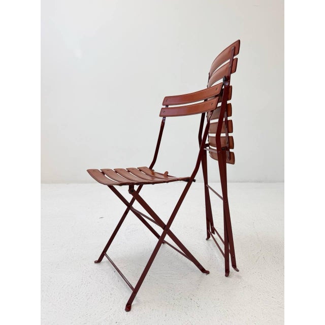 Contemporary Celestina Folding Chairs from Zanotta, 1980s, Set of 4 For Sale - Image 3 of 11