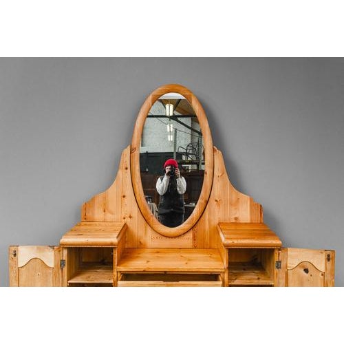 Art Nouveau Dressing Table with Mirror For Sale - Image 10 of 18