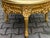 1980s Italian Rococo Gold Beech Green Velvet Bench For Sale - Image 6 of 12