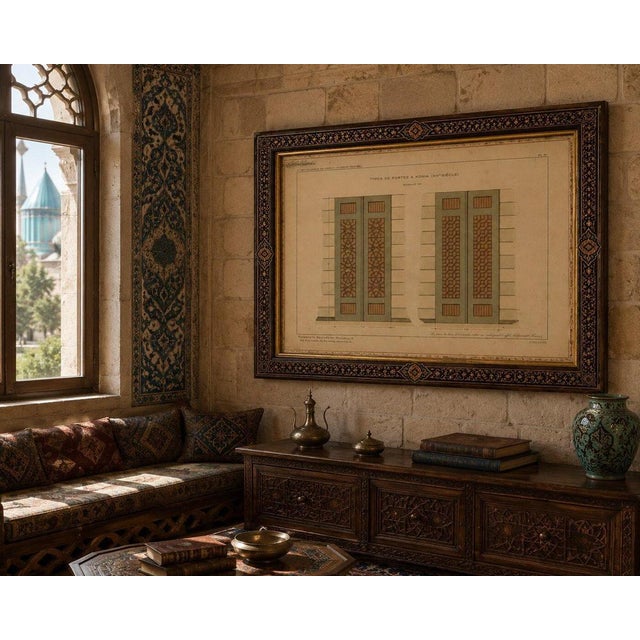 Alexandre M. Raymond, Seljuk Geometric Door Designs of Konya, 1924, Paper For Sale - Image 10 of 11