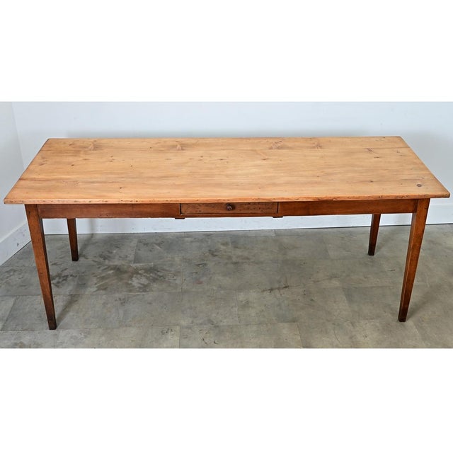 French 19th Century Pine Farm Table For Sale - Image 10 of 11