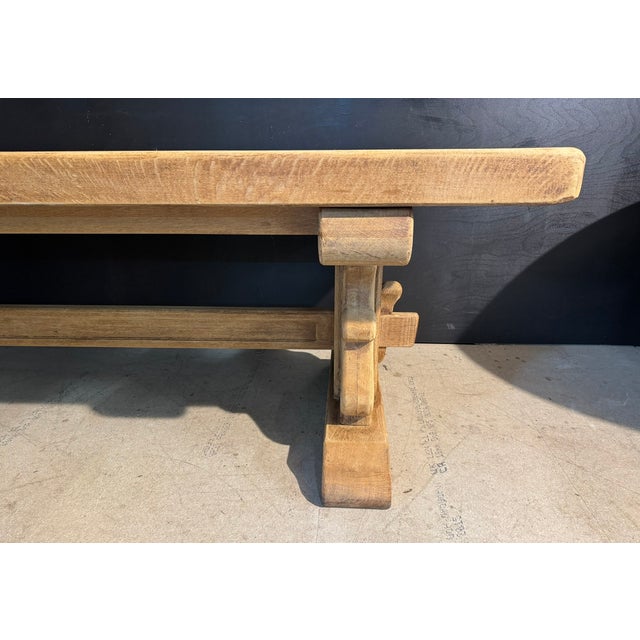 Large Extendable Farmhouse Dining Table in Oak, 1920 For Sale - Image 11 of 18