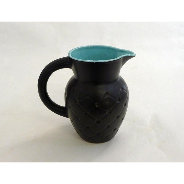 Mid-Century Pitcher in Earthenware with Résille Pattern from Poet-Laval, France, 1950s For Sale - Image 4 of 11