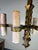 Brown Spanish Hand-Forged Iron Chandelier, Rustic Style, Six Lights, 1930s For Sale - Image 8 of 9