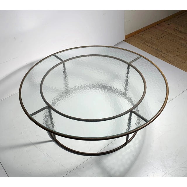 Walter Lamb Original Vintage Walter Lamb Large Round Coffee Table For Sale - Image 4 of 12