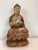 Antique Solid Wood Carved Buddha Statue Sculpture For Sale - Image 4 of 12