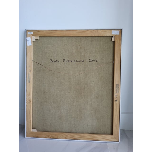 Floral Oil Painting Titled "From the Garden" by Nordic Artist Bente Bjerregaard For Sale - Image 16 of 17