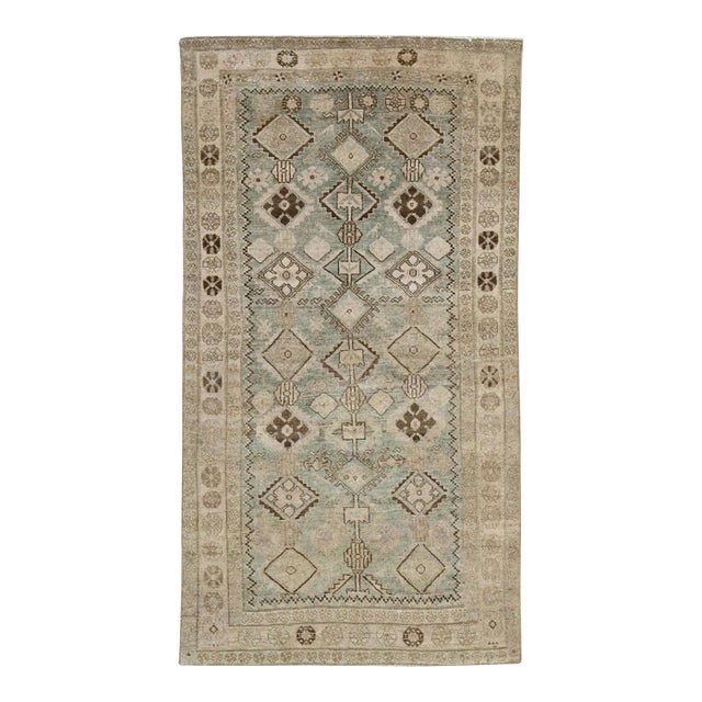 Galerie Shabab Collection Early 20th Century Persian Kurdish Bidjar Accent Rug For Sale