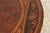 Gorgeous Burl Wood Inlaid Round Accent Table For Sale - Image 9 of 16