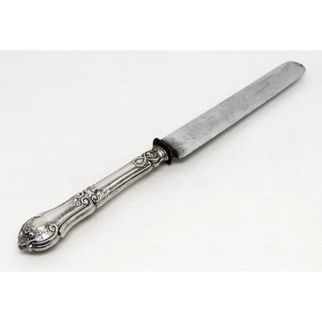 Metal Silver Beef Knife, France, 1900s For Sale - Image 7 of 7