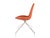 1990s Italian Chrome-Plated Metal Base and Red Polyurethane Seating Chairs, 1990s, Set of 5 For Sale - Image 5 of 18
