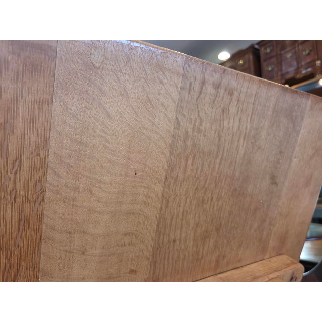 Original 1950s Borge Morgensen Danish Oiled Oak Dining Table #284 For Sale In San Diego - Image 6 of 10