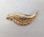Vintage 1960s Signed Napier Goldtone "Woven" Leaf Brooch For Sale In Philadelphia - Image 6 of 7