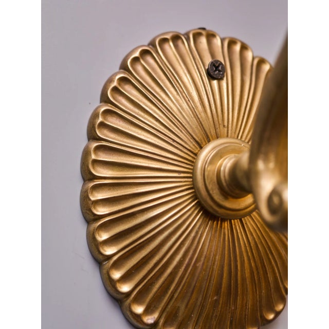 Classic Wall Lamps in Brass, Set of 2 For Sale - Image 9 of 11