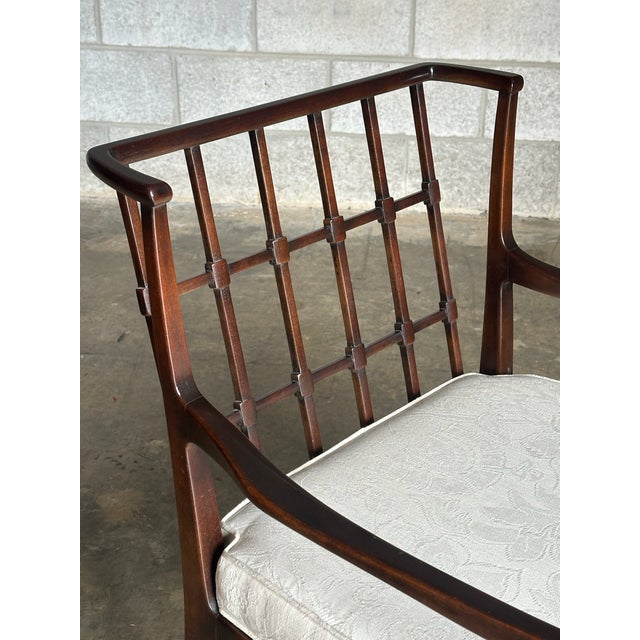 Mid-Century Modern 1950s Unusual Mid Century Modern Accent Chair by Baker For Sale - Image 3 of 12