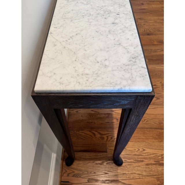 Contemporary Milling Road Originals Estelle Marble Top Console Table for Baker Furniture For Sale - Image 3 of 10