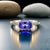 Natural Tanzanite Diamond Ring Size 6.5 14k W Gold 1.79 TCW Certified, Size 7 For Sale In New York - Image 6 of 12