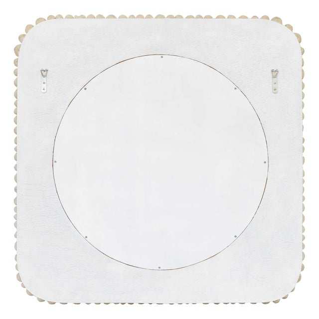 Kenneth Ludwig Chicago Merak Teak Mosaic Mirror For Sale - Image 4 of 5