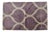 Purple Honeycomb Pattern Silk Velvet Pillow For Sale
