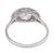 1920s Art Deco Gia 1.07 Carat Diamond 18k White Gold Ring, Size 9 For Sale In Los Angeles - Image 6 of 6