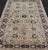 Tribal Vintage Turkish Sivas Rug With Intricate Floral Patterns in Ivory, Navy, and Brown 6'2"x9'4" For Sale - Image 3 of 10