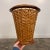 Brown Rude Osolnik Danish American Modern Woven Wastebasket For Sale - Image 8 of 12