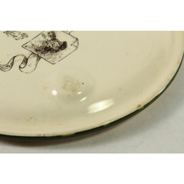 1900s Royal Doulton Underplate Trivet Sketches From Teniers Tavern Scene For Sale - Image 10 of 10