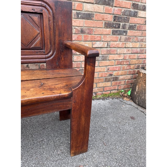 Late 19th Century 19th Century English Bench For Sale - Image 5 of 13