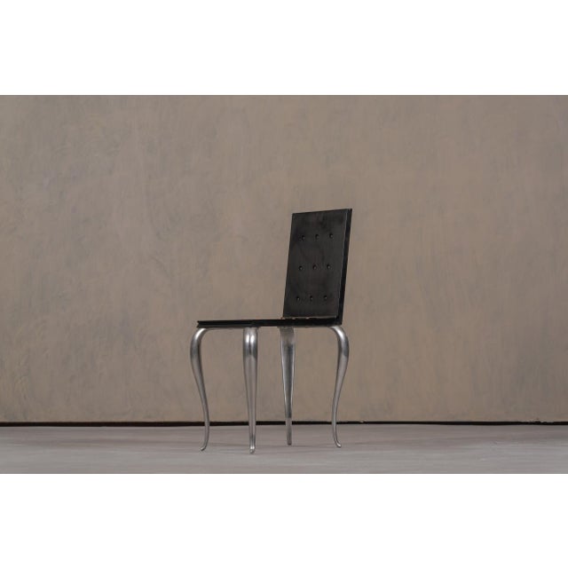 Metal Lola Mundo Chair by Philippe Starck for Driade, Italy, 1980s For Sale - Image 7 of 18